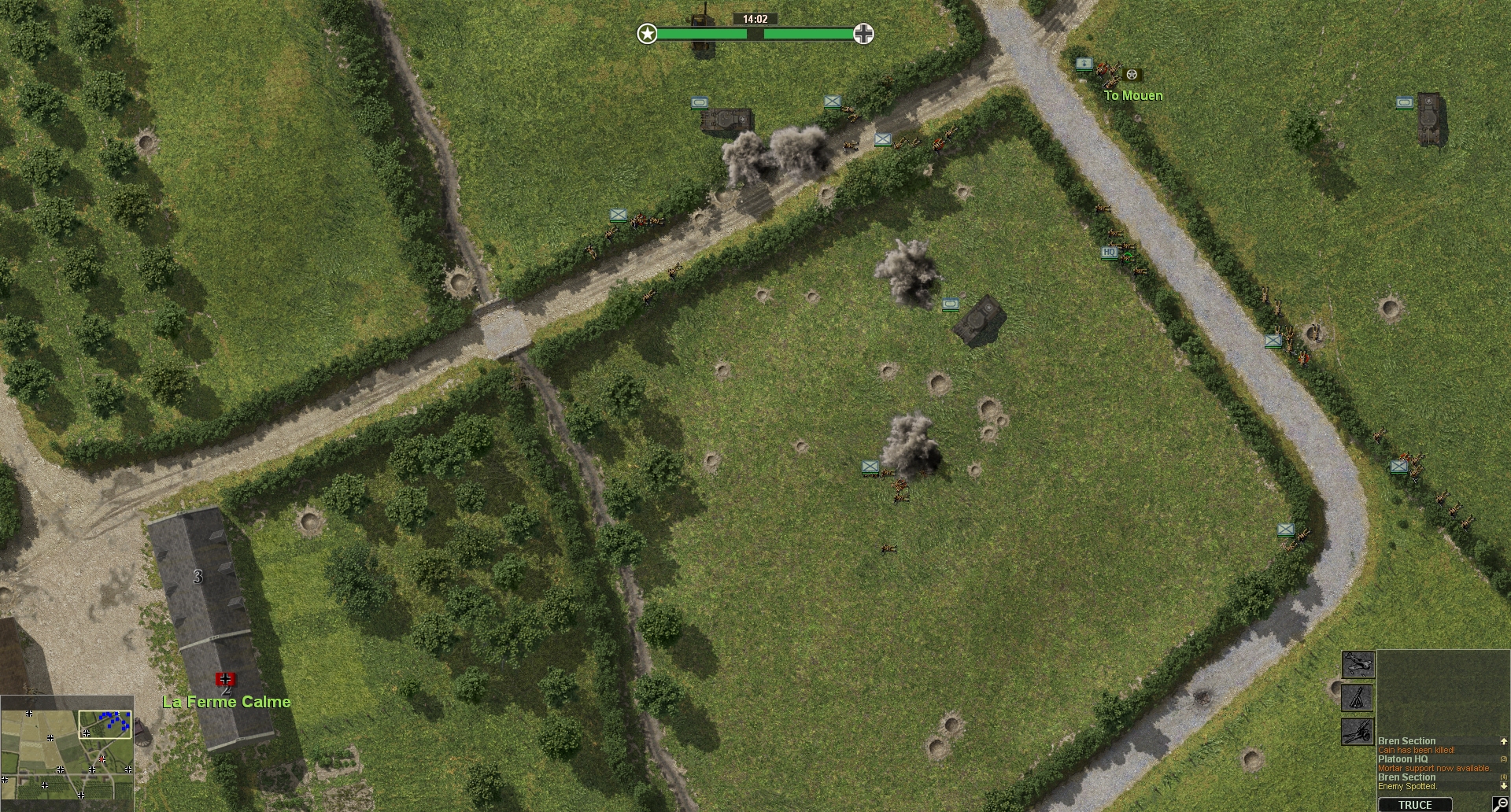 Close combat gateway to caen game