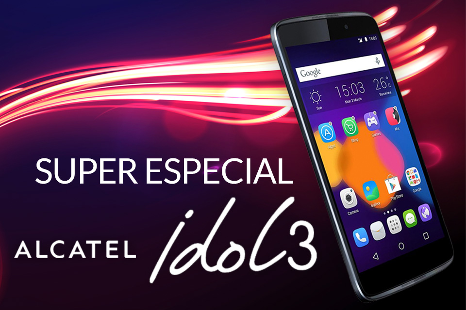 Imagem de: Conheça o Alcatel Onetouch Idol 3, o primeiro celular reversível do mercado