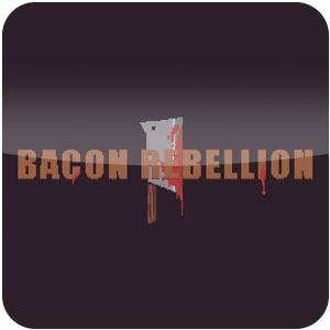 Logo Bacon Rebellion Ícone Logo Bacon Rebellion Ícone