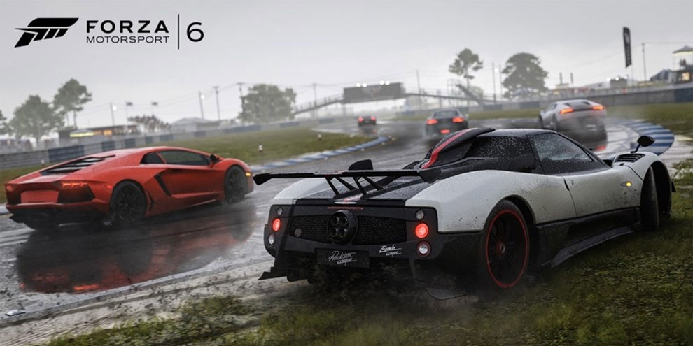 Os grandes destaques de Forza Motorsport 6 estão sendo as poças-d'água