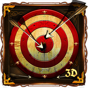Logo Archery 3D Ícone Logo Archery 3D Ícone