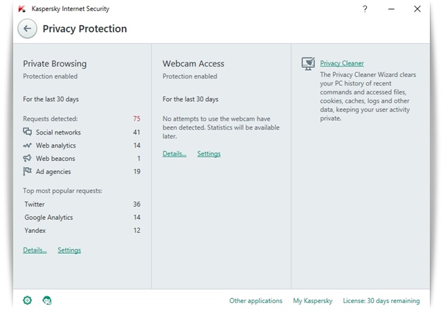 Kaspersky Internet Security - Imagem 3 do software