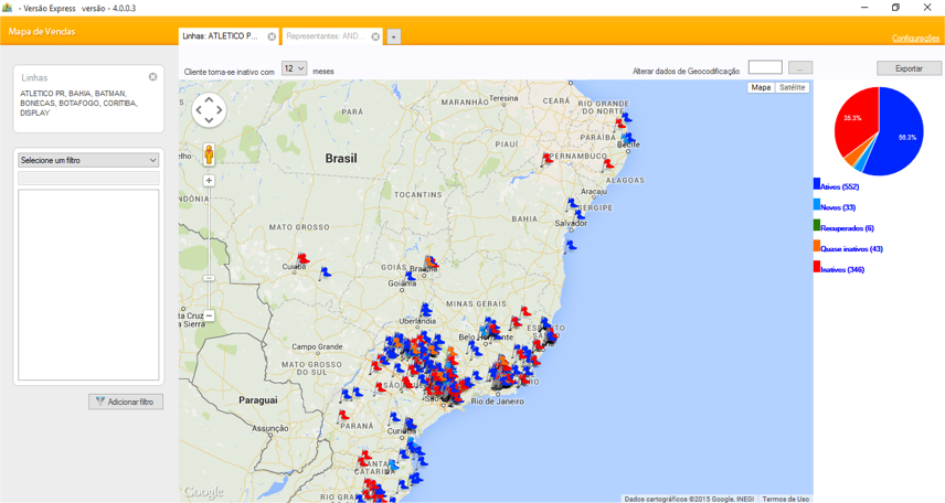 mapa de vendas Mapa de Vendas Download para Windows Grátis