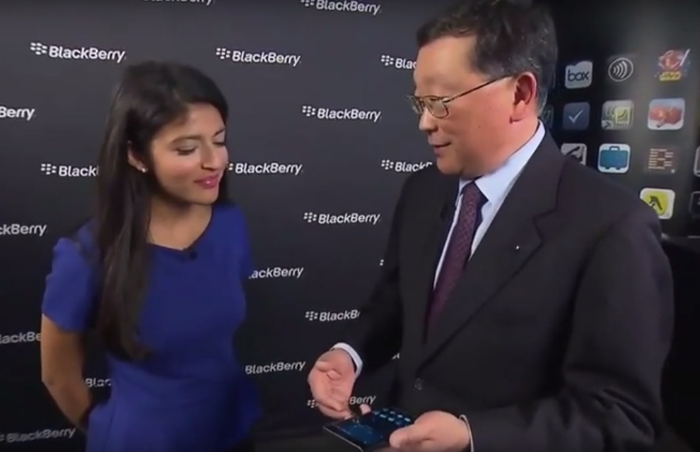 Imagem de: CEO da Blackberry se atrapalha ao utilizar o Priv, o smartphone com Android