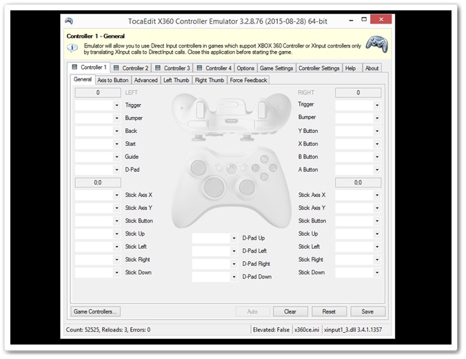 xbox 360 controller emulator download