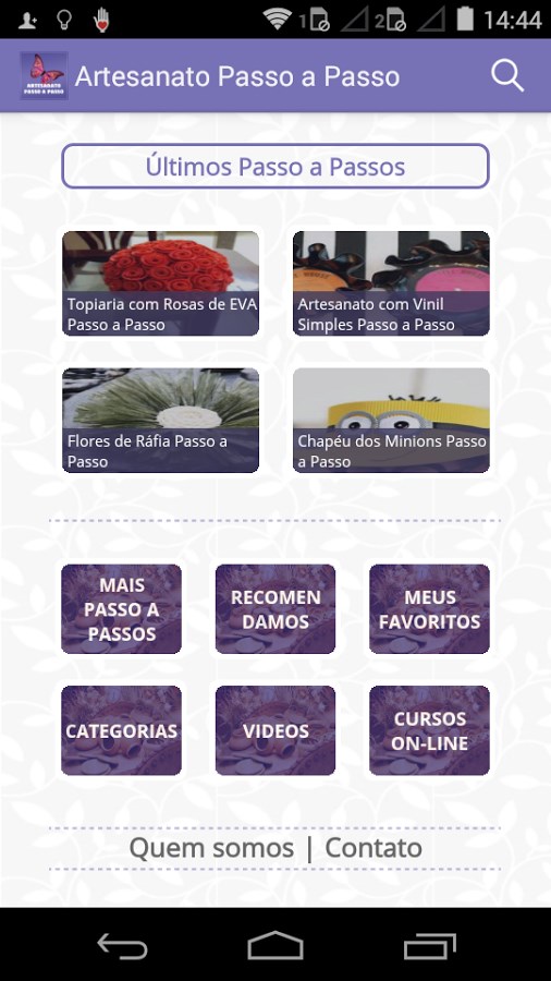 Artesanato Passo a Passo Já! - Imagem 1 do software