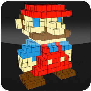 Logo Voxel Builder Ícone Logo Voxel Builder Ícone