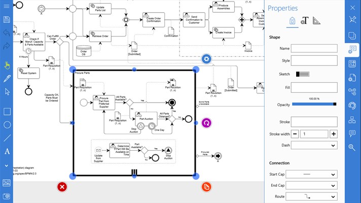 Imagem 6 do Grapholite - Diagrams, Flow Charts and Floor Plans Designer