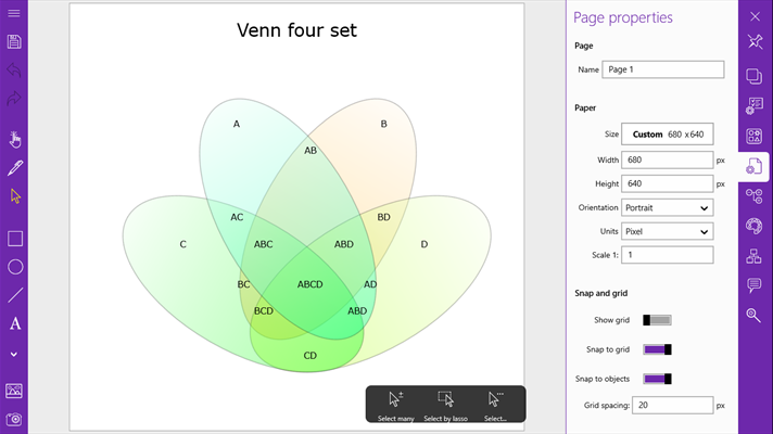 Imagem 8 do Grapholite - Diagrams, Flow Charts and Floor Plans Designer