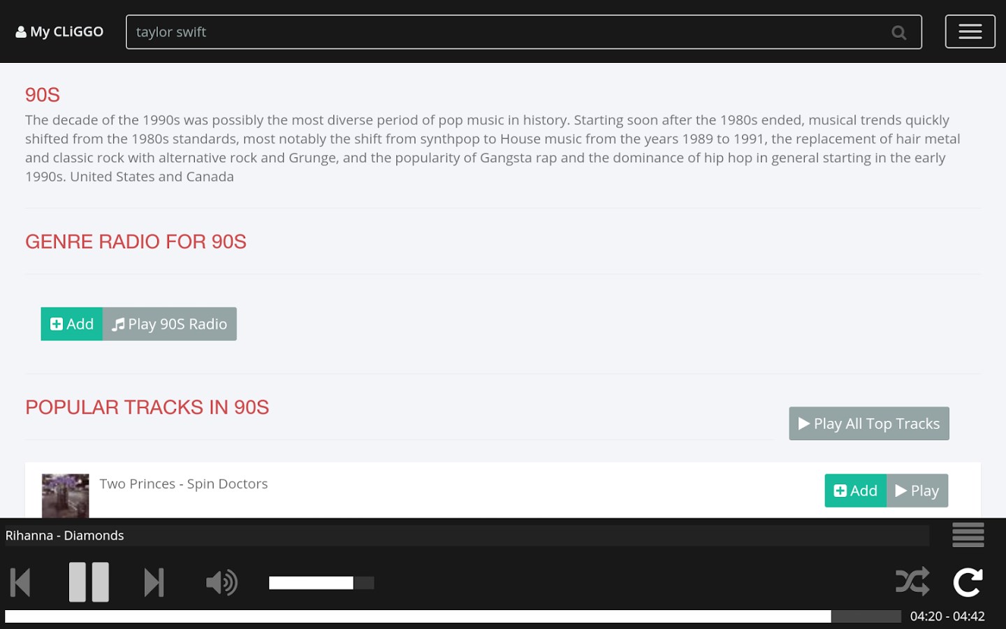 Imagem 4 do CLiGGO MUSIC