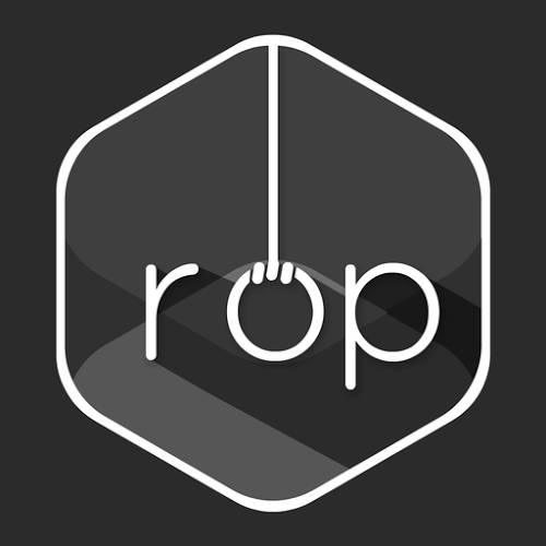 Logo rop game Ícone Logo rop game Ícone