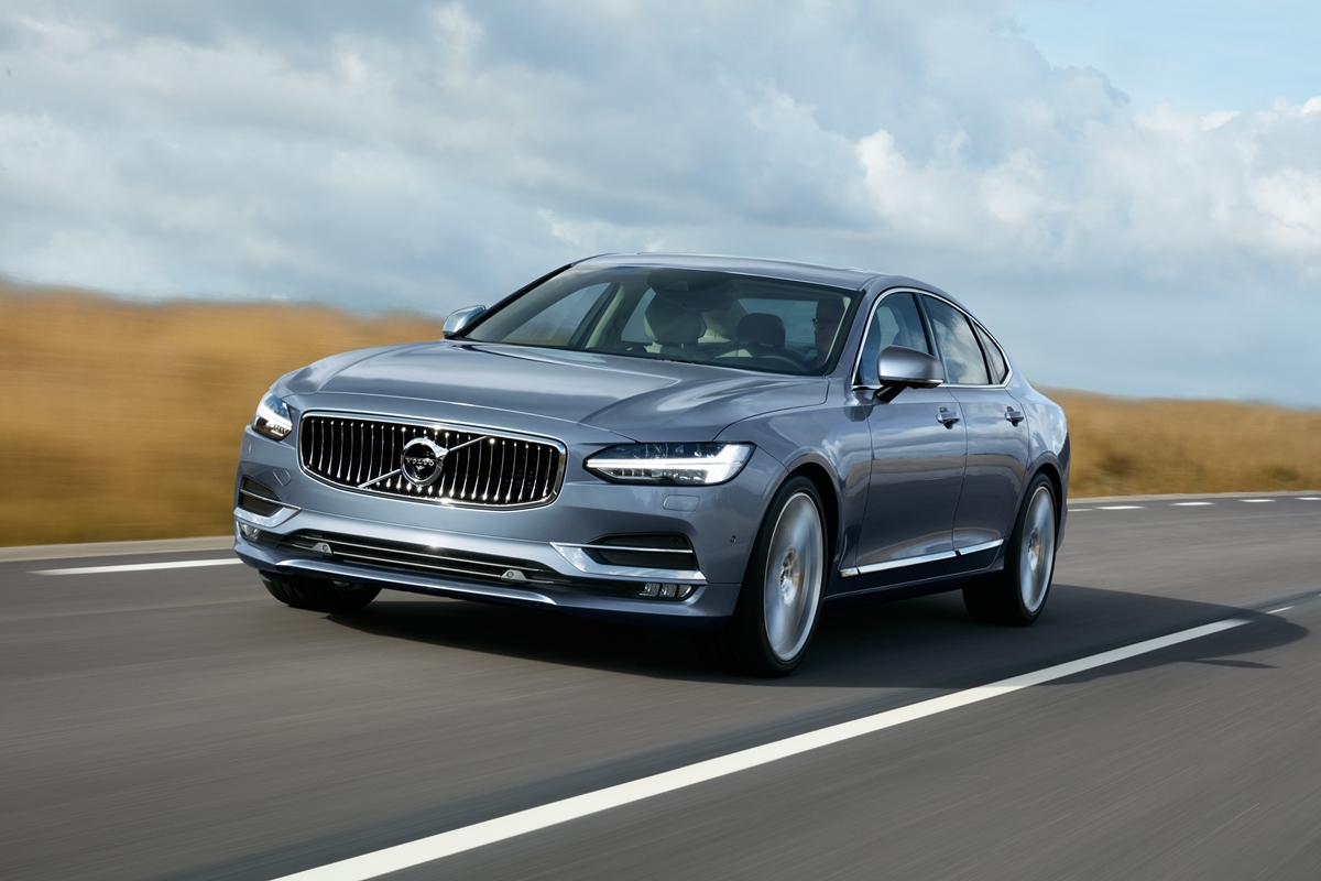 Imagem de: Novo sedã de luxo S90 da Volvo será revelado ao público no salão de Detroit