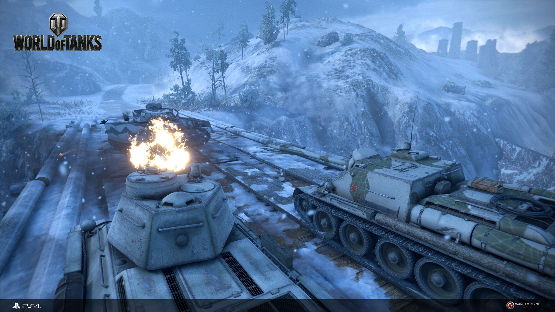 Ao ataque! Veja algumas imagens de World of Tanks para PlayStation 4