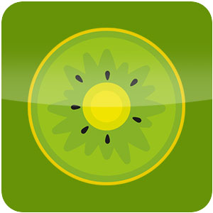 Logo Kiwi Application Monitor Ícone Logo Kiwi Application Monitor Ícone