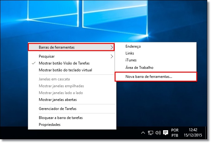 Acesso Rápido Aos Apps Como Personalizar A Barra De Tarefas Do Windows 10 Tecmundo 2175