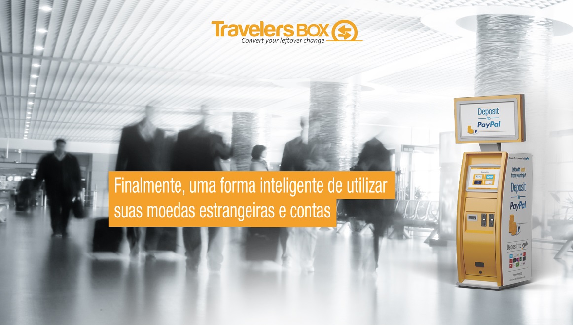 TravelersBox, o sistema que transforma troco estrangeiro em moeda digital