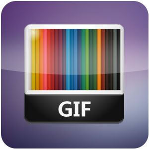 Logo Video to GIF Animation Ícone Logo Video to GIF Animation Ícone