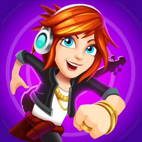 Logo Pop Dash - Music Runner Ícone Logo Pop Dash - Music Runner Ícone