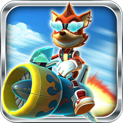 Logo Rocket Racer Ícone Logo Rocket Racer Ícone