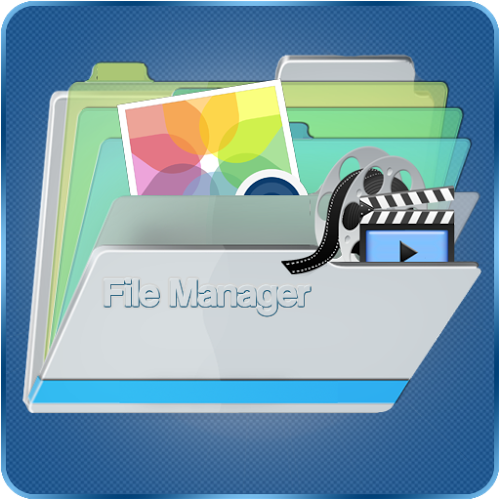 Logo File Manager Smart Ícone Logo File Manager Smart Ícone