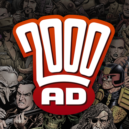 Logo 2000 AD Comics and Judge Dredd Ícone Logo 2000 AD Comics and Judge Dredd Ícone
