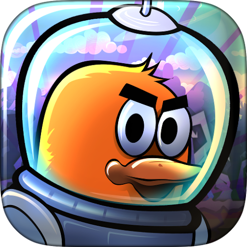 Logo Space Duck Ícone Logo Space Duck Ícone