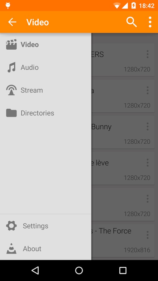 vlc android fritz nas
