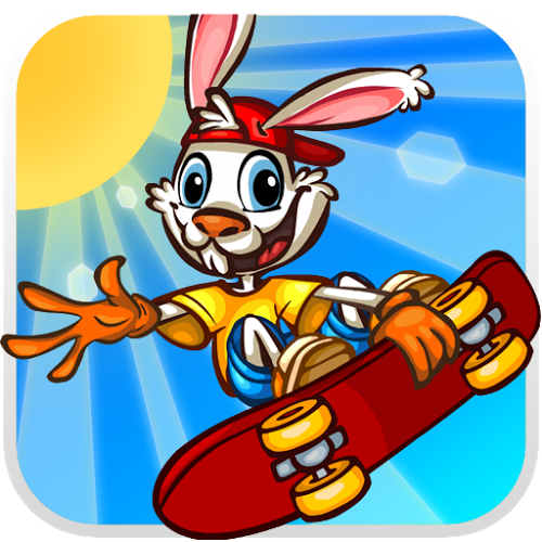 Logo Bunny Skater Ícone Logo Bunny Skater Ícone