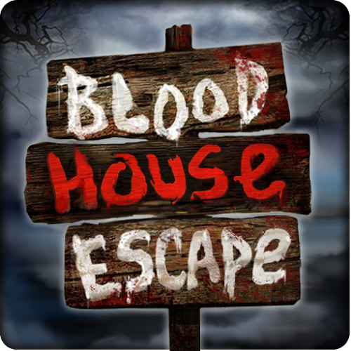 Logo Blood House Escape Ícone Logo Blood House Escape Ícone