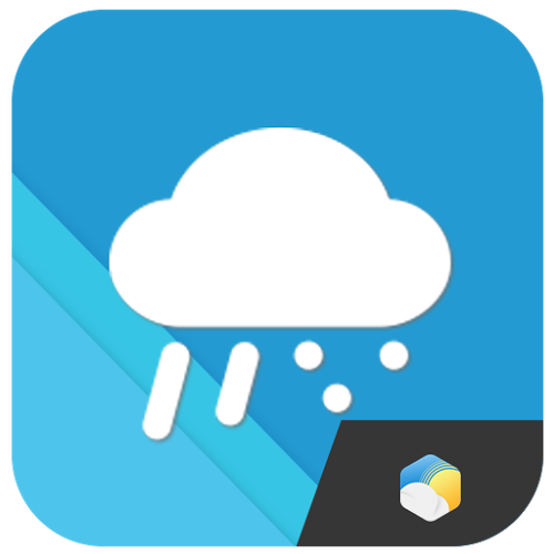Logo Material design weather widget Ícone Logo Material design weather widget Ícone