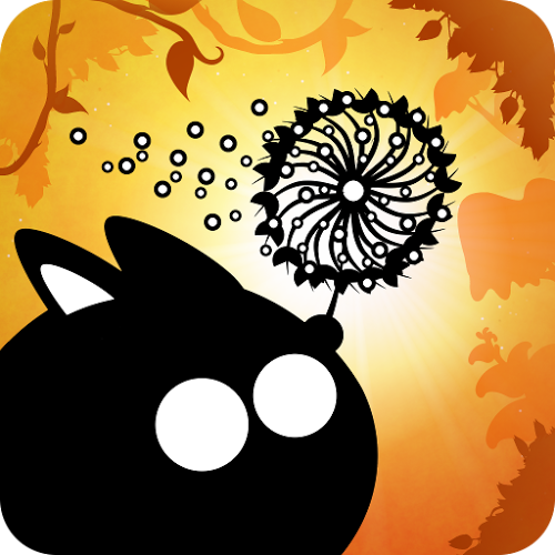 Logo Dandelion Puff Ícone Logo Dandelion Puff Ícone