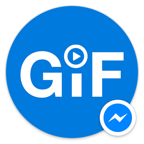 Logo GIF for Messenger Ícone Logo GIF for Messenger Ícone