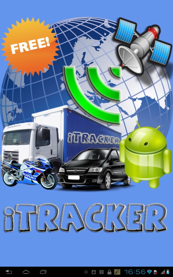 A descrição de Rastreador de celular iTracker