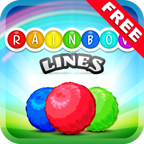 Logo Rainbow Lines Ícone Logo Rainbow Lines Ícone