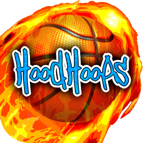 Logo Hood Hoops Basketball Ícone Logo Hood Hoops Basketball Ícone