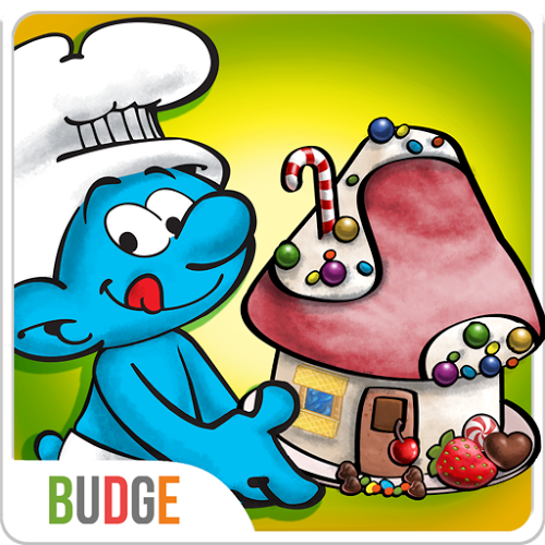 Logo The Smurfs Bakery – Dessert Maker Ícone Logo The Smurfs Bakery – Dessert Maker Ícone