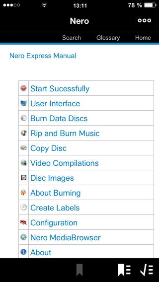 Nero Express Manual - Imagem 1 do software