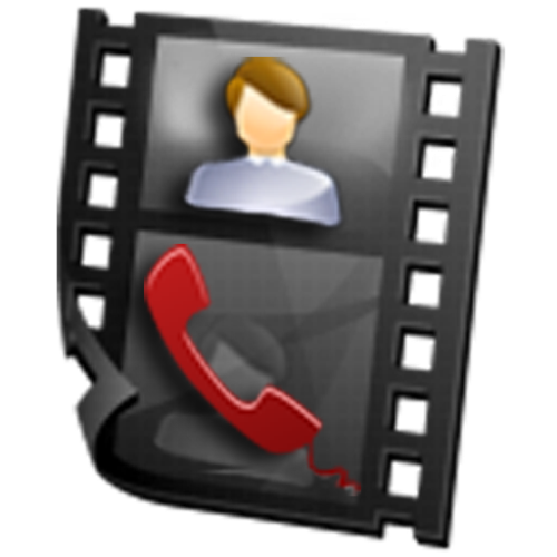 Logo Video Caller Id Ícone Logo Video Caller Id Ícone