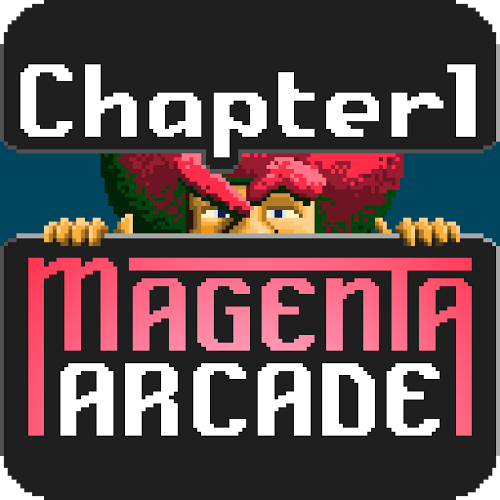 Logo Magenta Arcade Chapter 1 Ícone Logo Magenta Arcade Chapter 1 Ícone