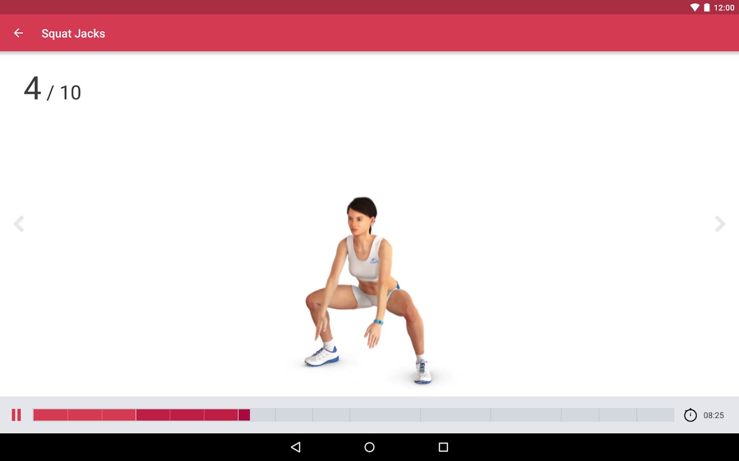 Runtastic Leg Trainer - Imagem 1 do software