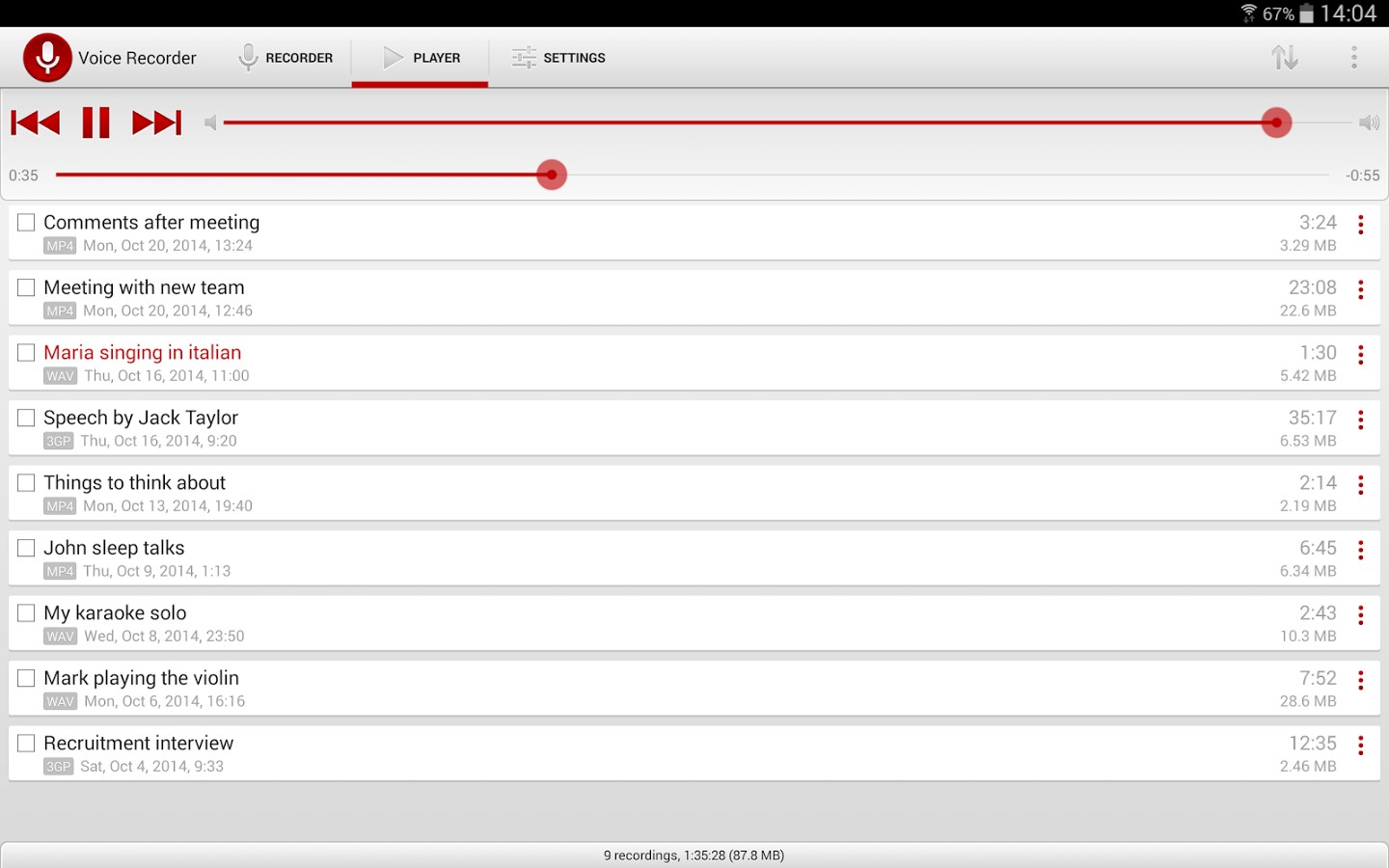 Imagem 2 do Gravador de Voz