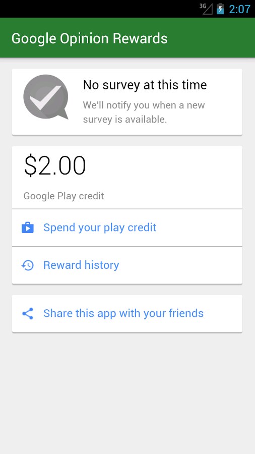 Google Opinion Rewards - Imagem 1 do software