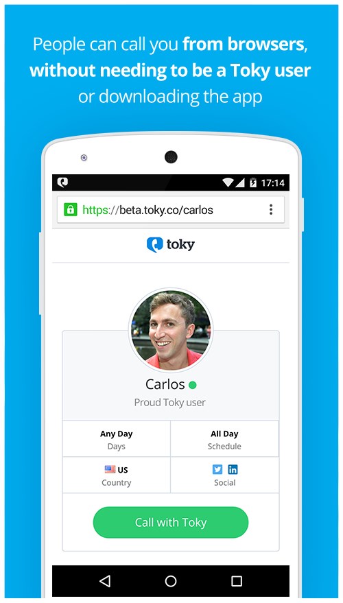 Toky para Android - Imagem 3 do software
