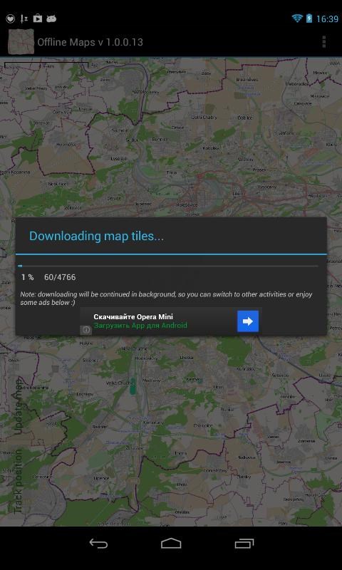offline maps android not downloading