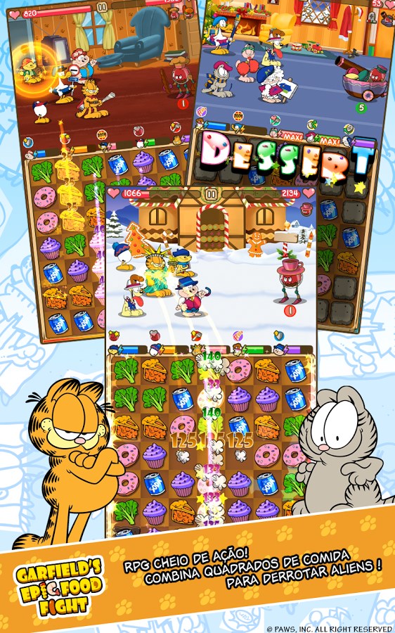 Garfield Luta de Comida Épica - Imagem 2 do software