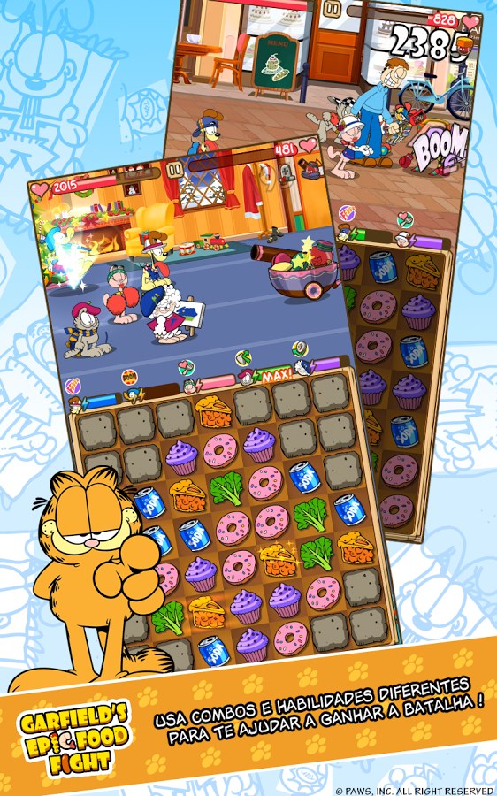 Garfield Luta de Comida Épica - Imagem 3 do software