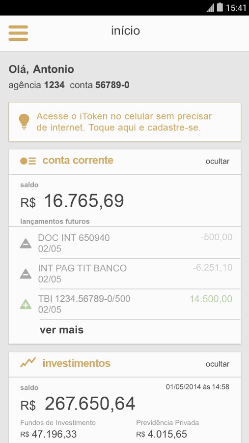 Itaú Personnalité Download para Android em Português Grátis