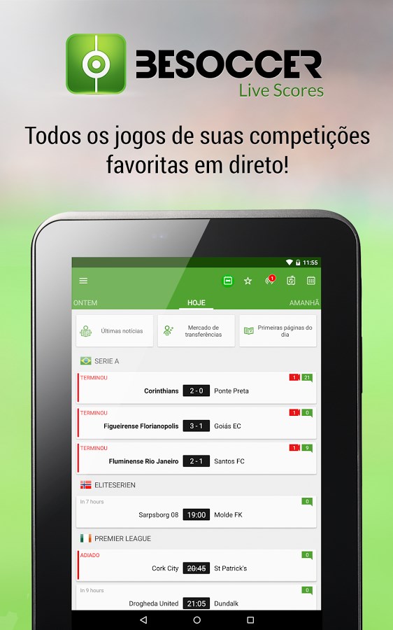 Download BeSoccer - Resultados Futebol | Baixaki