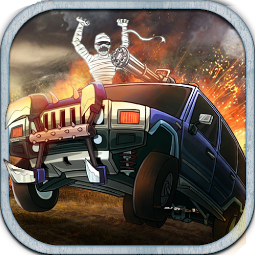 Logo Monster Car Hill Racer Ícone Logo Monster Car Hill Racer Ícone