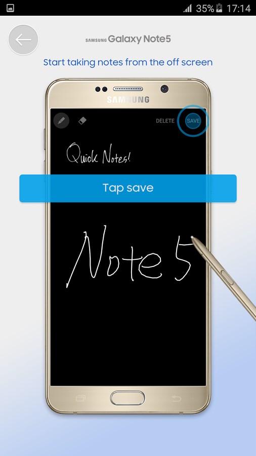 Galaxy Note5 Experience - Imagem 2 do software